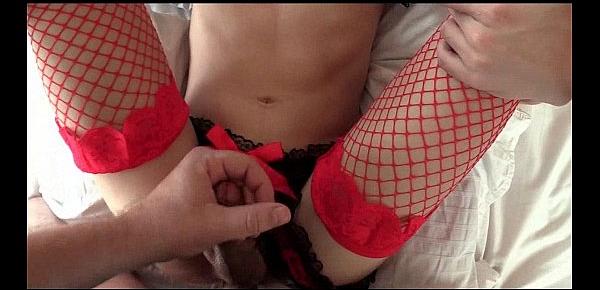  Red Lingerie Doll BB And Facial HJ